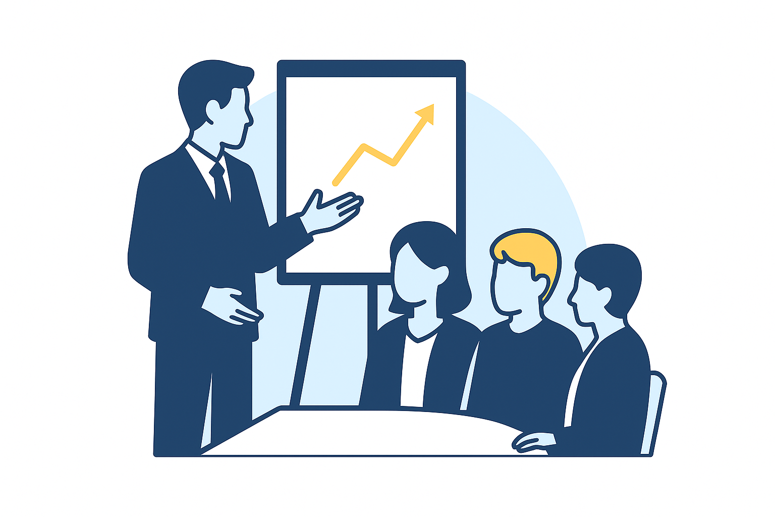 coaching session im professionellen umfeld